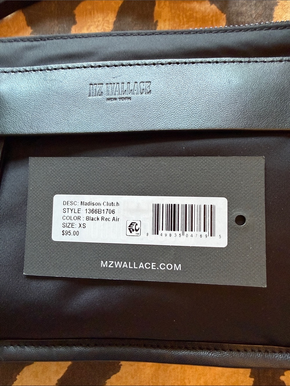 MZ Wallace Black Madison Clutch - Picture 2 of 7